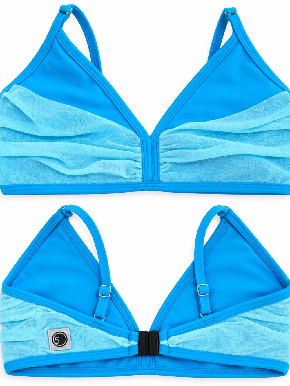 Five Dancewear Bright Turquoise Dancewear Bra Too child x-large